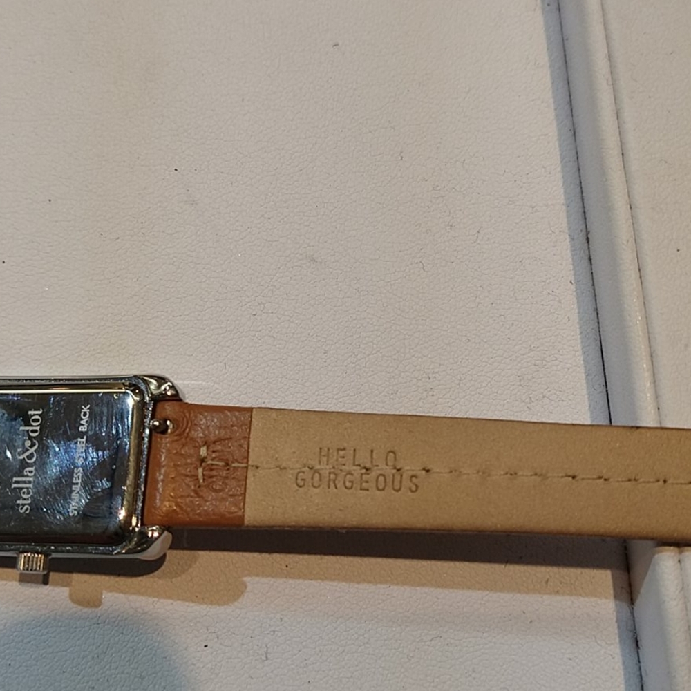 NWOT Stella & Dot leather wrap around watch - Picture 9 of 9